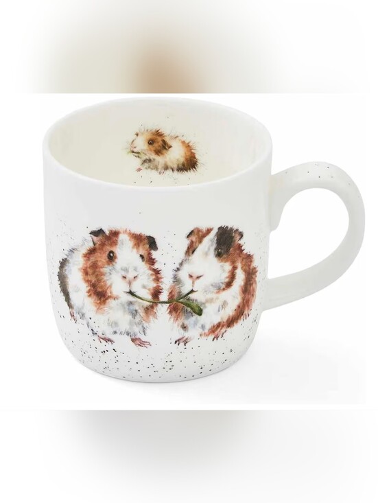 Royal Worcester Other - Royal Worcester Wrendale Designs Lettuce Be Friends Guinea Pig Mug